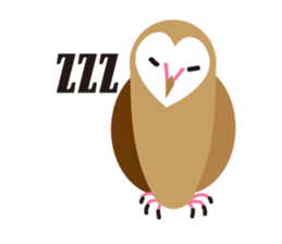 Heart Owl sticker #10602912