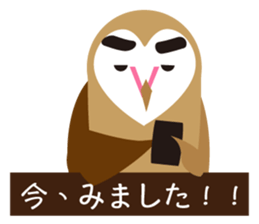 Heart Owl sticker #10602914