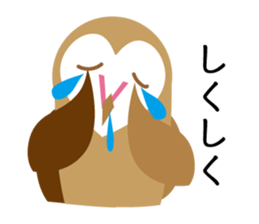 Heart Owl sticker #10602924