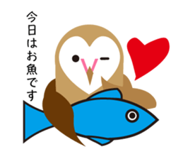 Heart Owl sticker #10602929