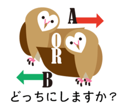 Heart Owl sticker #10602932