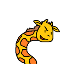 Giraffe LONG LONG Stickers2 sticker #10602945