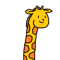 Giraffe LONG LONG Stickers2 sticker #10602952
