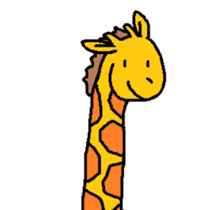 Giraffe LONG LONG Stickers2 sticker #10602953