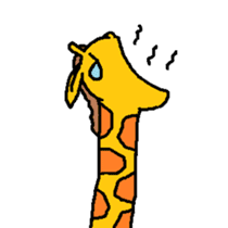 Giraffe LONG LONG Stickers2 sticker #10602954