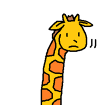Giraffe LONG LONG Stickers2 sticker #10602955