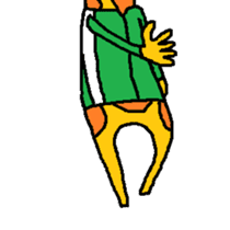 Giraffe LONG LONG Stickers2 sticker #10602956