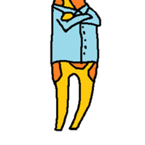 Giraffe LONG LONG Stickers2 sticker #10602959