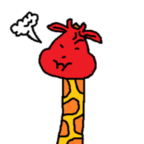 Giraffe LONG LONG Stickers2 sticker #10602961