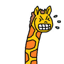 Giraffe LONG LONG Stickers2 sticker #10602962