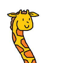 Giraffe LONG LONG Stickers2 sticker #10602971