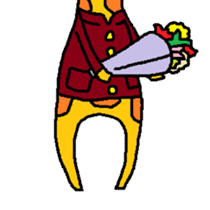 Giraffe LONG LONG Stickers2 sticker #10602974