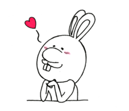 normal  rabbit sticker #10604024