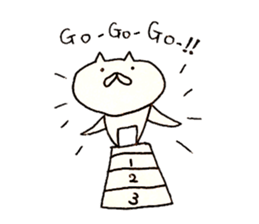 Cat run fast 2 sticker #10604216