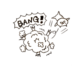 Cat run fast 2 sticker #10604232