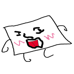 square japanese stiker