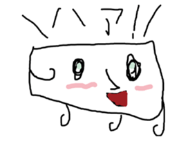 square japanese stiker sticker #10604854