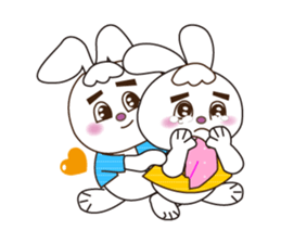 Rabbit(Story of the love) sticker #10606596