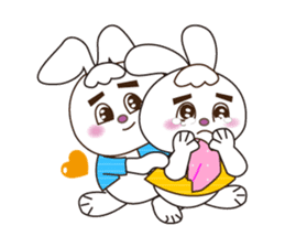 Rabbit(Story of the love) sticker #10606596