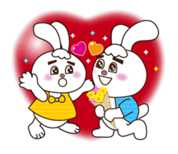 Rabbit(Story of the love) sticker #10606615
