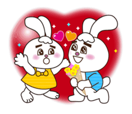 Rabbit(Story of the love) sticker #10606615
