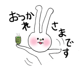 Soft and fluffy rabbit (my pace version) sticker #10606872