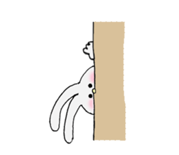 Soft and fluffy rabbit (my pace version) sticker #10606875