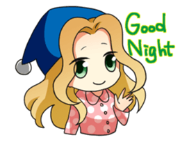 Flighty girl Cathy 2 sticker #10607301