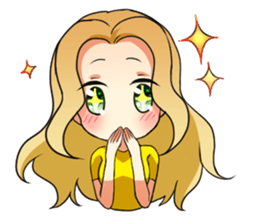 Flighty girl Cathy 2 sticker #10607305