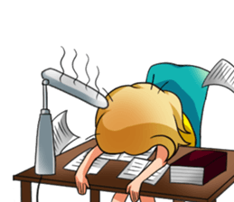 Flighty girl Cathy 2 sticker #10607310