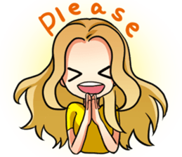 Flighty girl Cathy 2 sticker #10607312