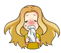 Flighty girl Cathy 2 sticker #10607314