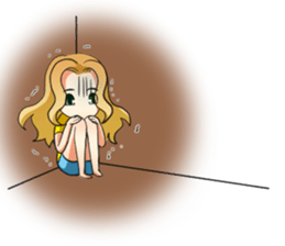 Flighty girl Cathy 2 sticker #10607319