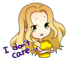 Flighty girl Cathy 2 sticker #10607321