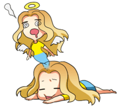 Flighty girl Cathy 2 sticker #10607328