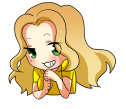 Flighty girl Cathy 2 sticker #10607331