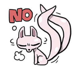 AsB - 112 I'm A Heart Fox sticker #10607523