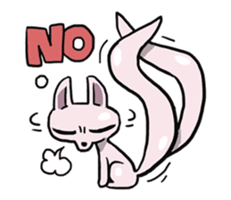 AsB - 112 I'm A Heart Fox sticker #10607523