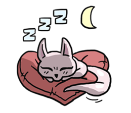 AsB - 112 I'm A Heart Fox sticker #10607529