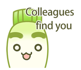 Uncle Ro-Big radish(for office) sticker #10607577