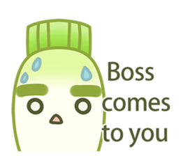 Uncle Ro-Big radish(for office) sticker #10607579