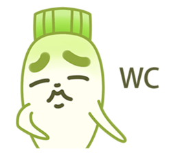 Uncle Ro-Big radish(for office) sticker #10607582