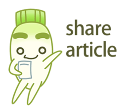 Uncle Ro-Big radish(for office) sticker #10607587