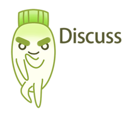 Uncle Ro-Big radish(for office) sticker #10607592