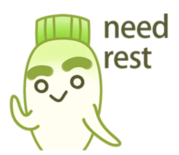 Uncle Ro-Big radish(for office) sticker #10607598