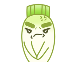 Uncle Ro-Big radish(for office) sticker #10607599