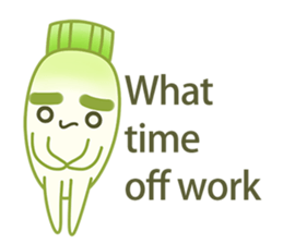 Uncle Ro-Big radish(for office) sticker #10607604