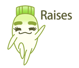 Uncle Ro-Big radish(for office) sticker #10607609