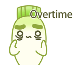 Uncle Ro-Big radish(for office) sticker #10607613