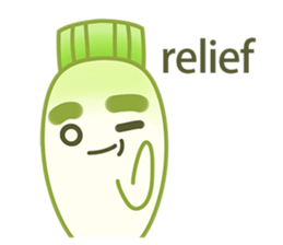 Uncle Ro-Big radish(for office) sticker #10607614